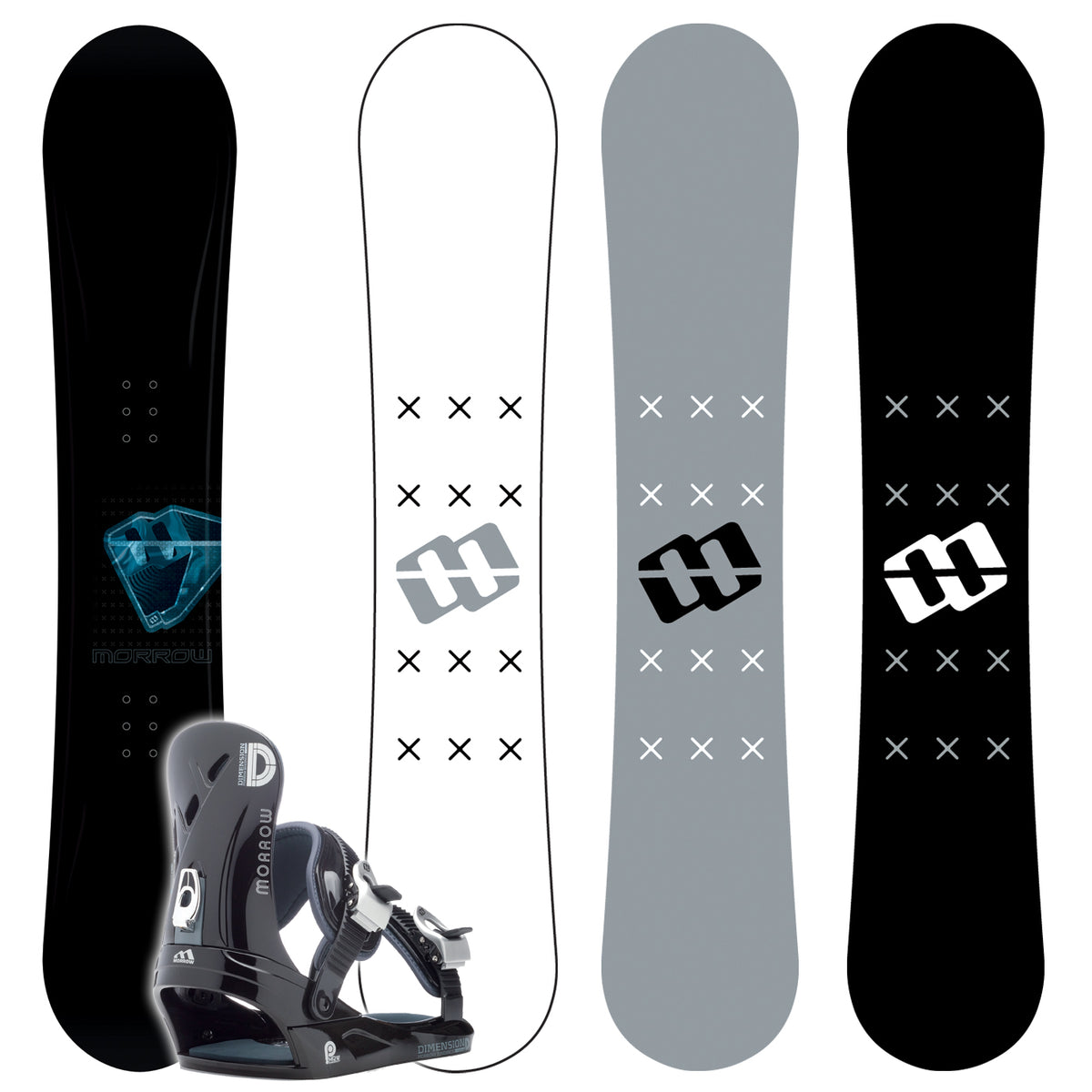 Morrow Radium Snowboard + Dimension L Binding 2007