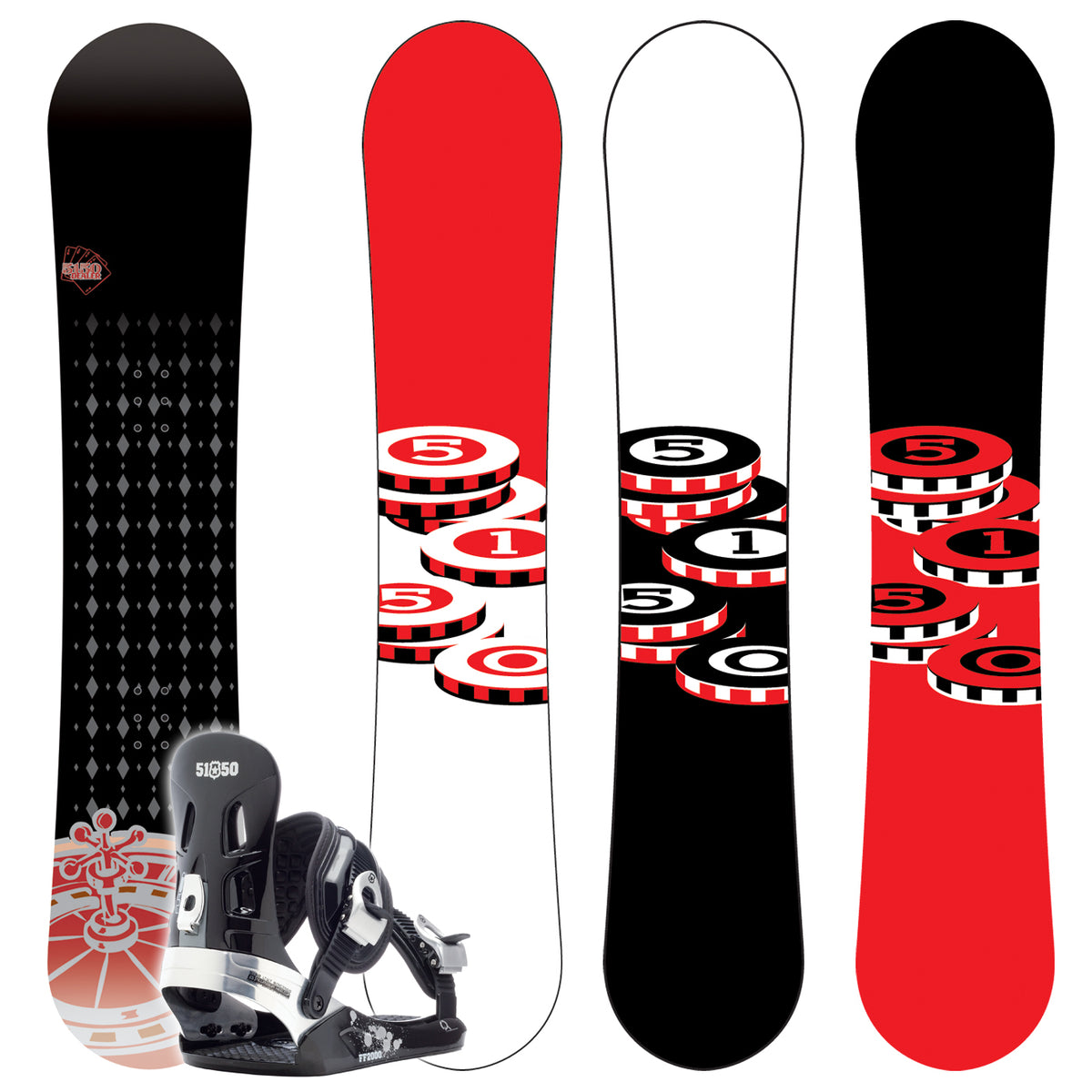 5150 Dealer Snowboard + FF2000 L Binding 2007