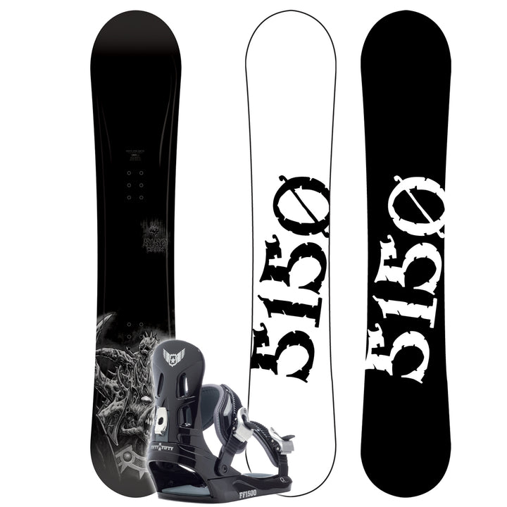 5150 Crux Wide Snowboard + FF1500 L Binding 2007