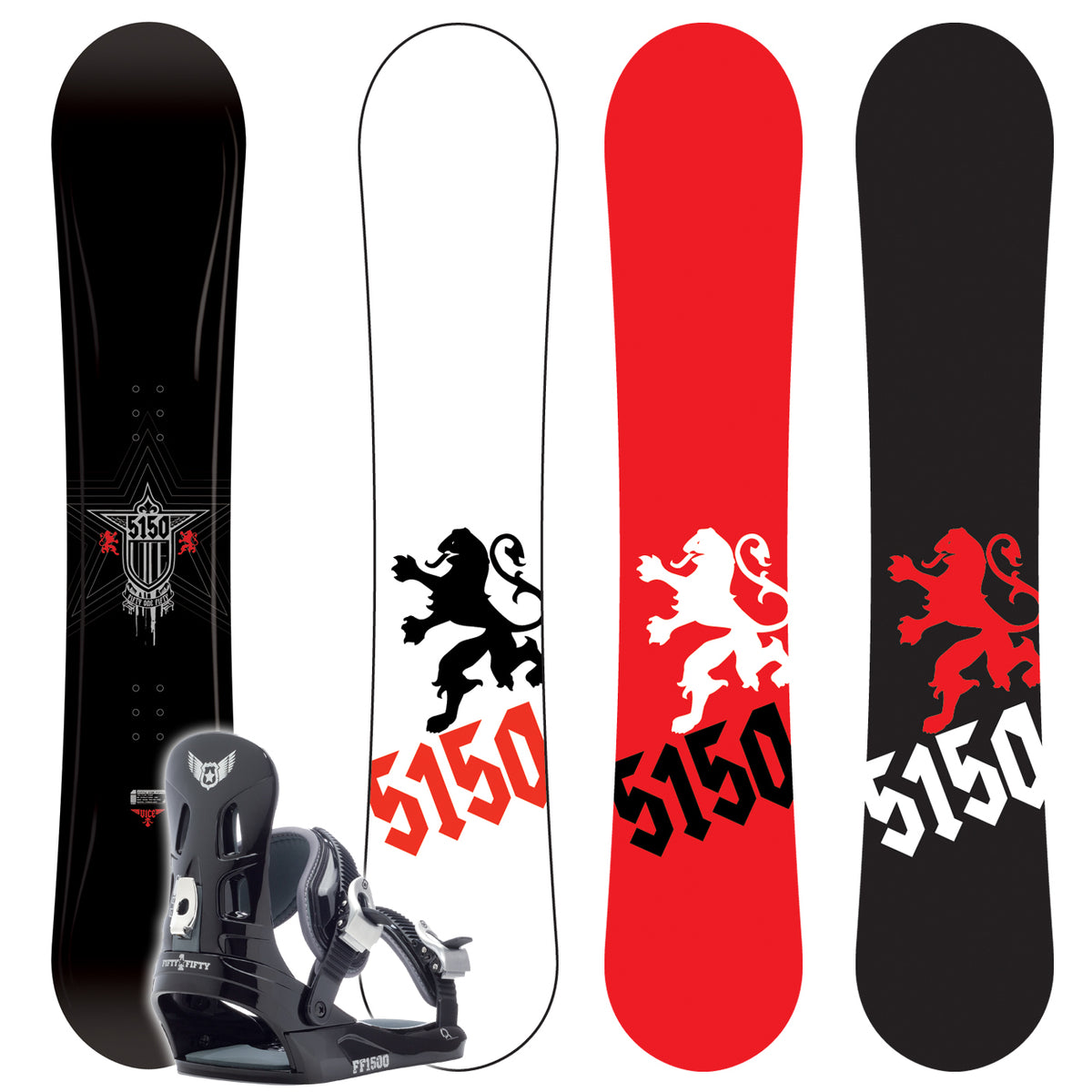 5150 Vice Snowboard + FF1500 M Binding 2007