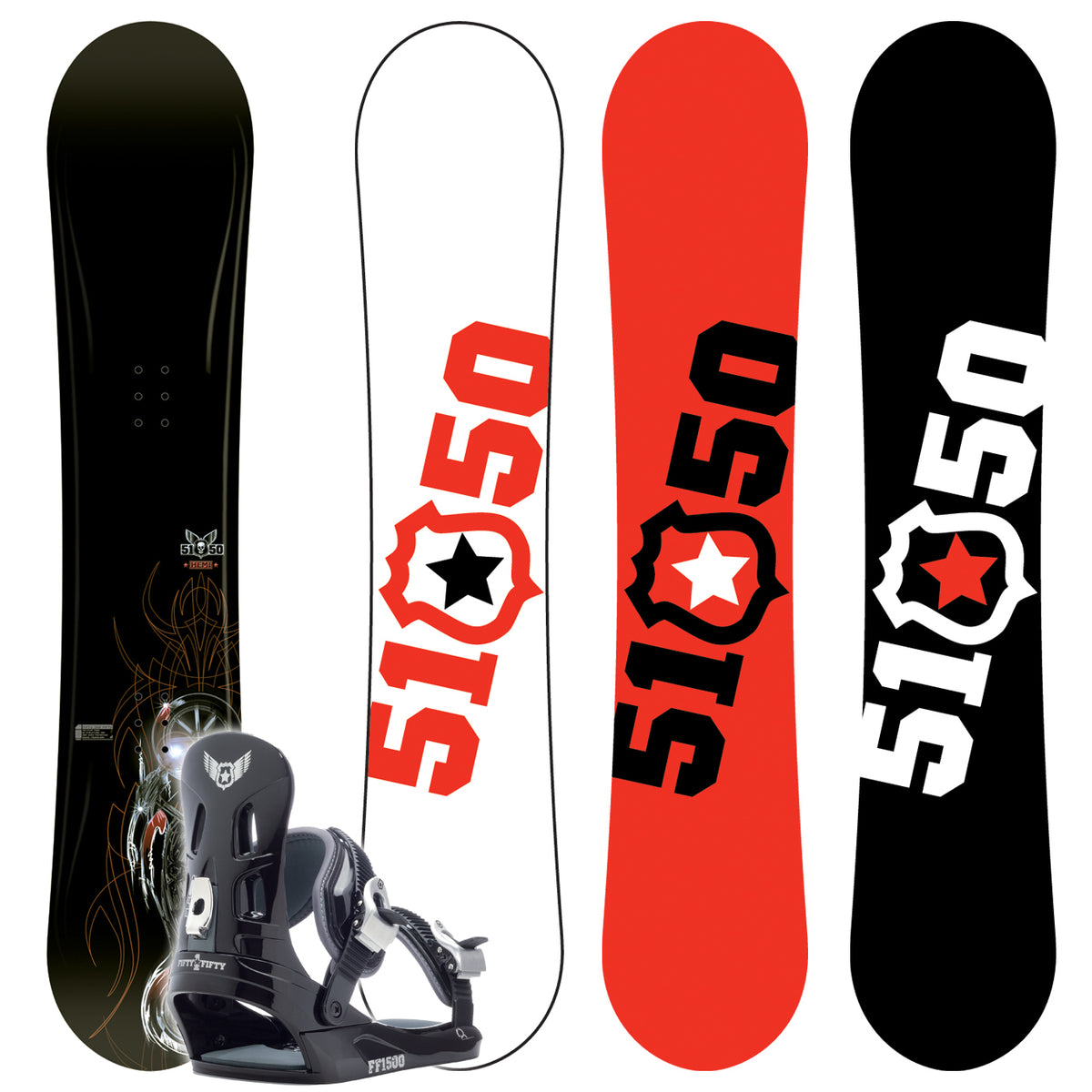 5150 Hemi Snowboard + FF1500 M Binding 2007