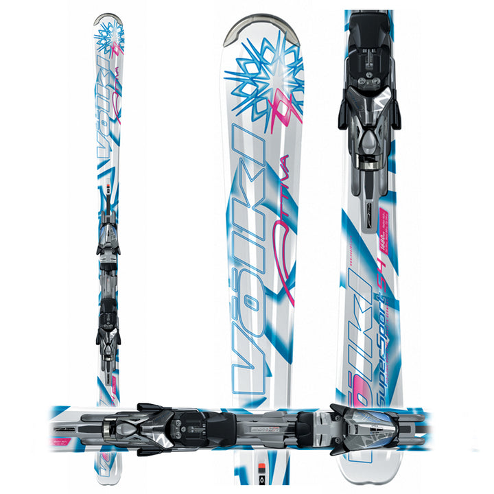 Volkl Attiva Motion S4 Skis + Marker Attiva LT 11.0 Bindings - Women's 2007