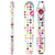 Roxy Mini Polka Dots Skis + Look T4 Mini Bindings - Girls 2007