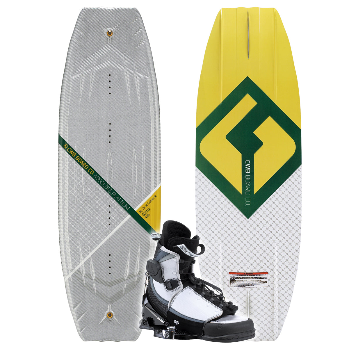 CWB Absolute Platinum Wakeboard + Zeus w/Hinge Boots 2007