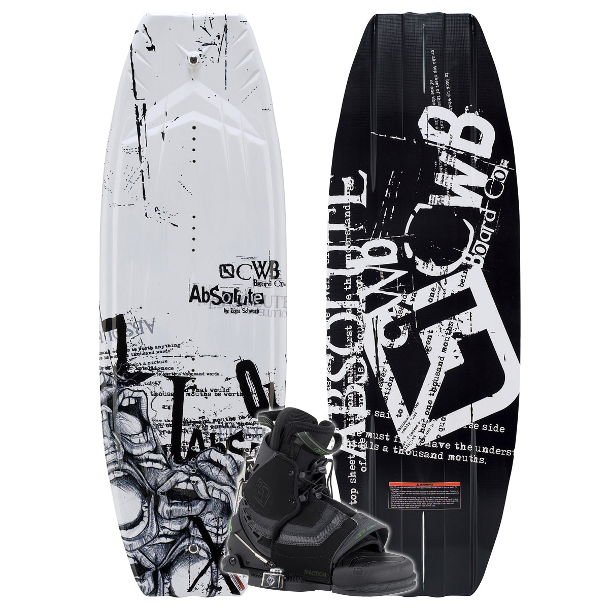 CWB Absolute Wakeboard + Faction w/Hinge Boots 2007