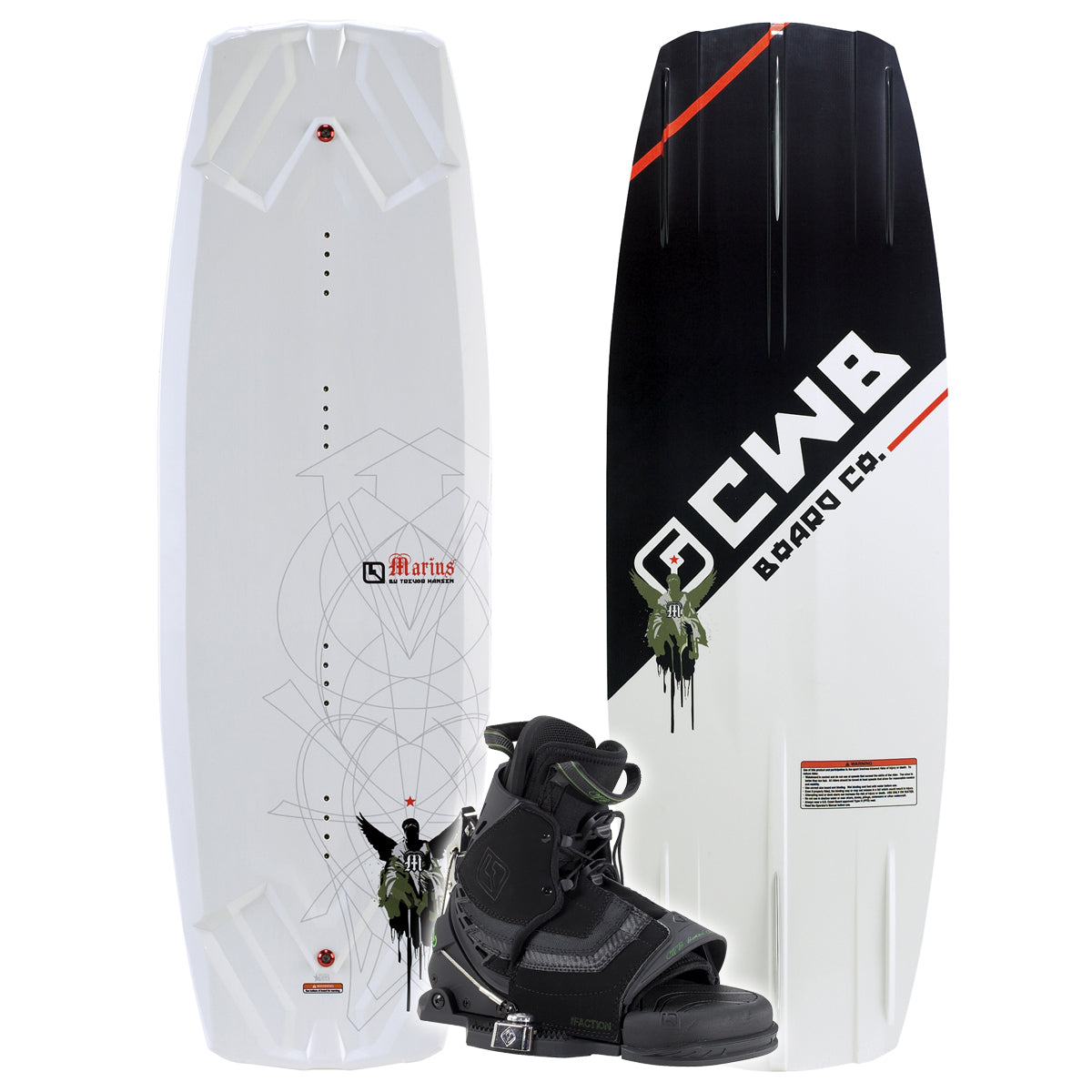 CWB Marius Wakeboard + Faction w/Hinge Boots 2007