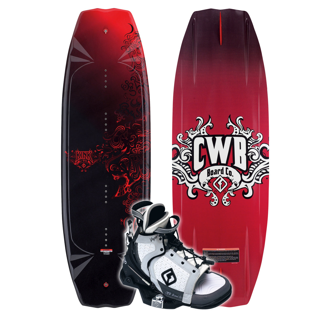 CWB Kink Wakeboard + Vapor w/Hinge Boot 2007