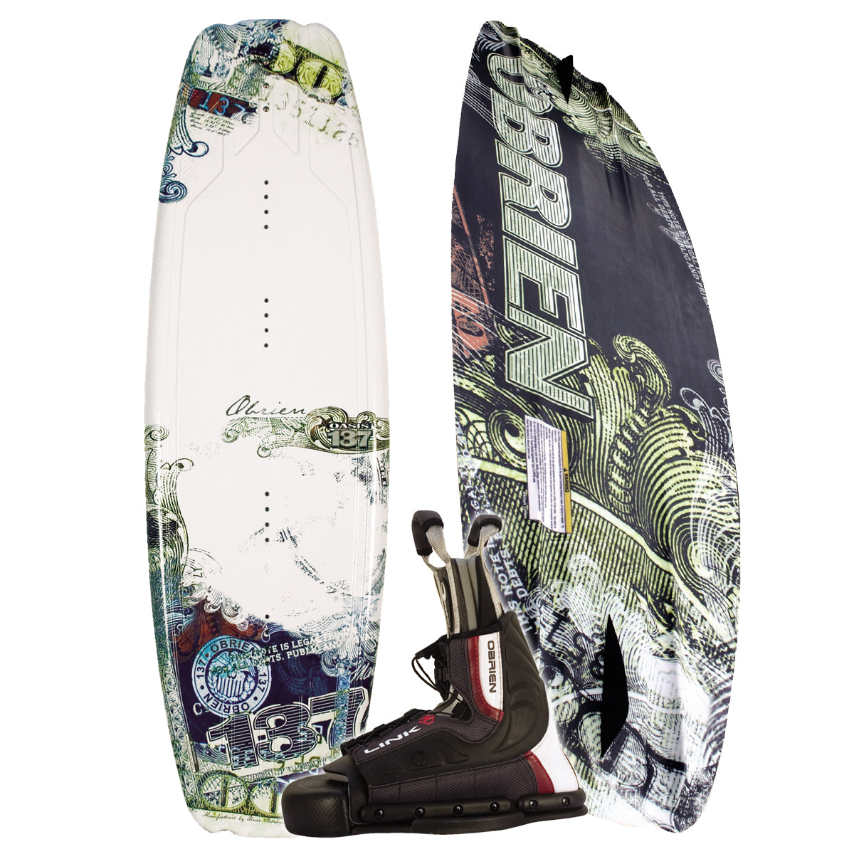 Obrien Oasis Wakeboard + Link Wakeboard Boot 2007