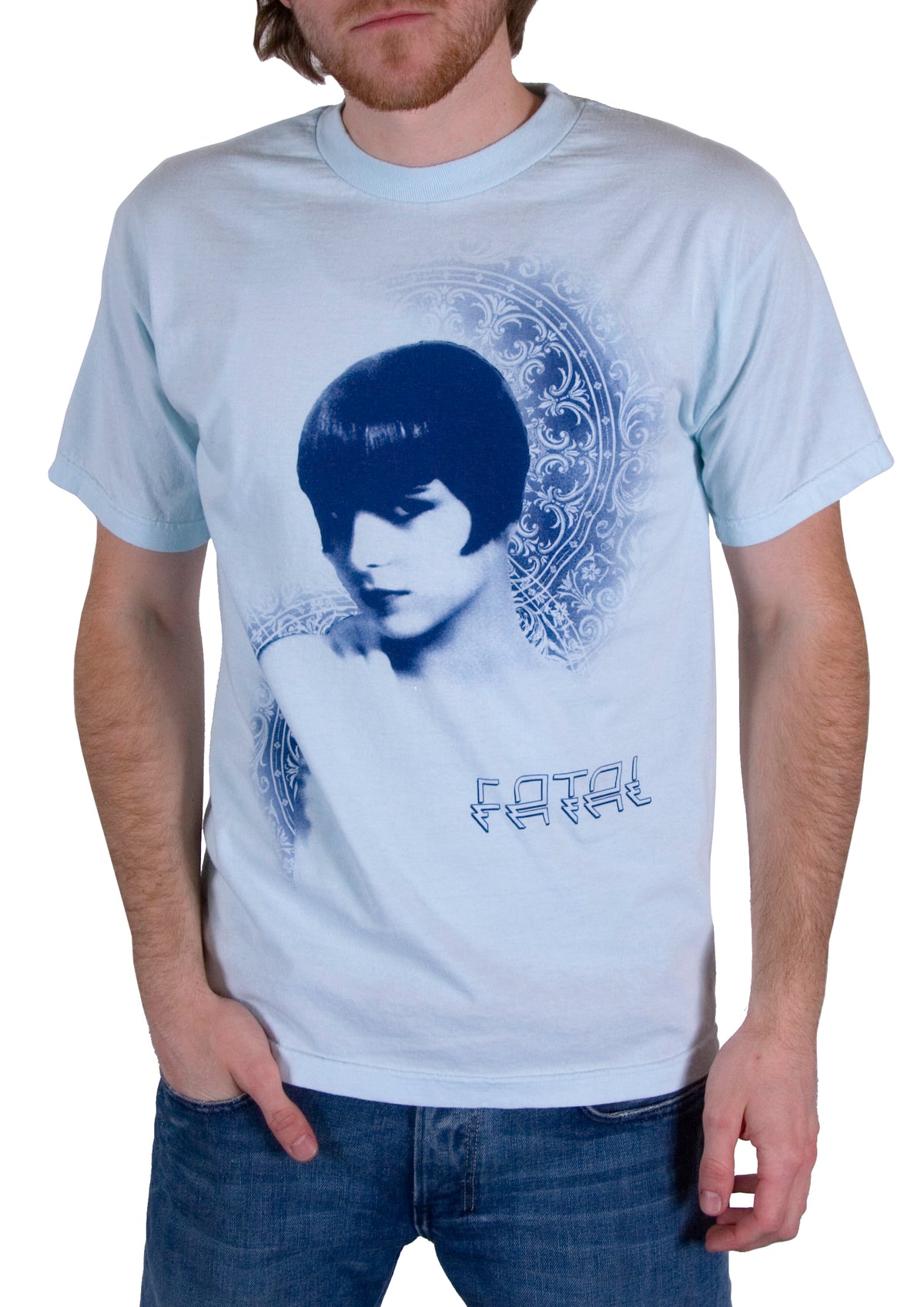 Green Apple Tree Fatal Tee Light Blue