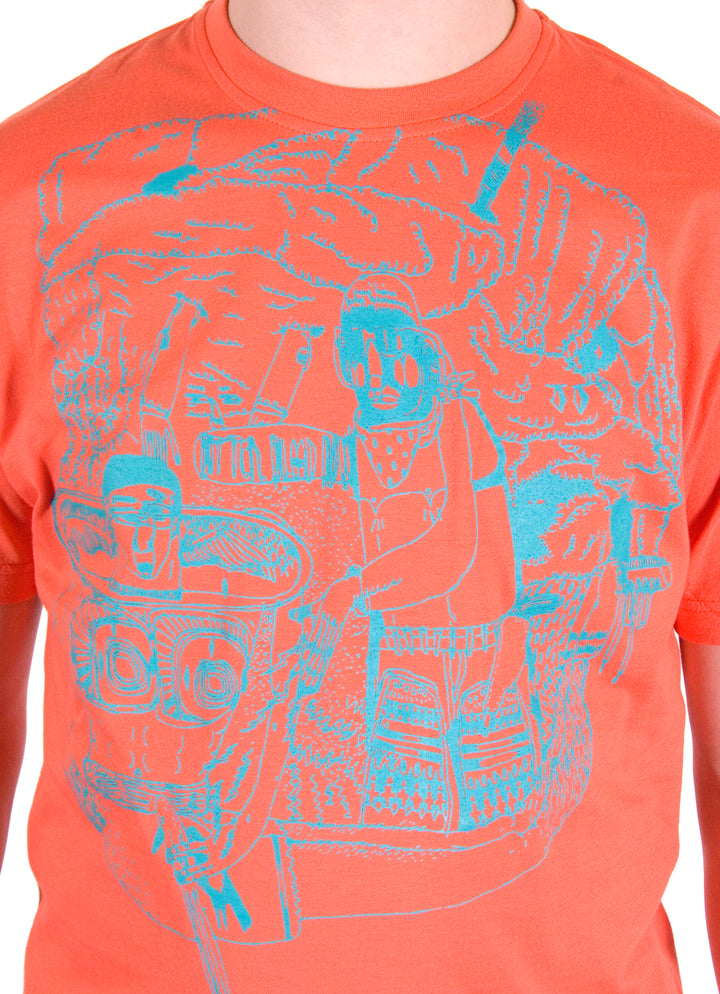 Lifetime Collective Bitter Blood T-Shirt Warm Red Detail 2 View