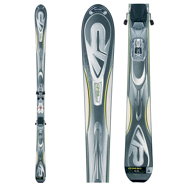K2 Omni 5.5 Skis + Marker IBC 11.0 Bindings 2006