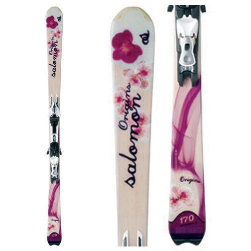 Salomon Origins Skis + Salomon Z10 Bindings-Women's 2008