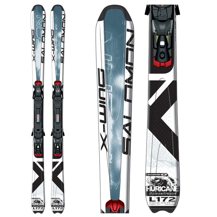 Salomon X Wing Hurricane Skis + Salomon Z10 Bindings 2008
