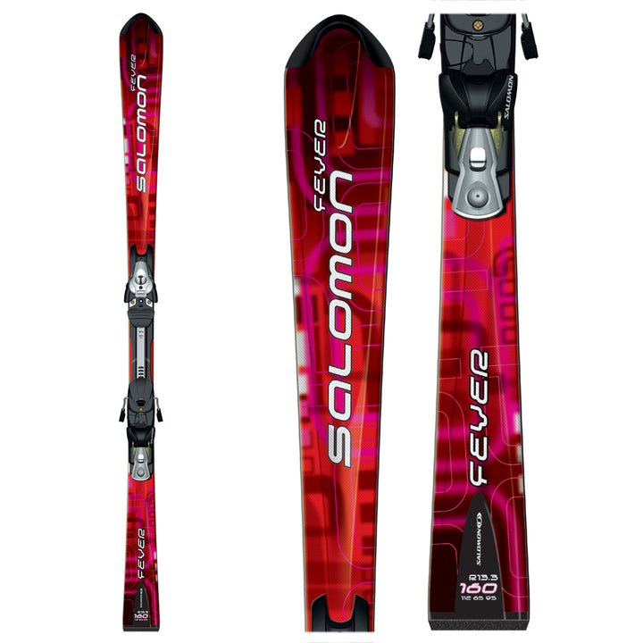 Salomon Fever Skis + Salmomon 710 Ti Bindings-Women's 2008