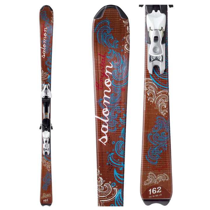 Salomon Crystal Skis + 609 Ti Bindings - Women's 2008