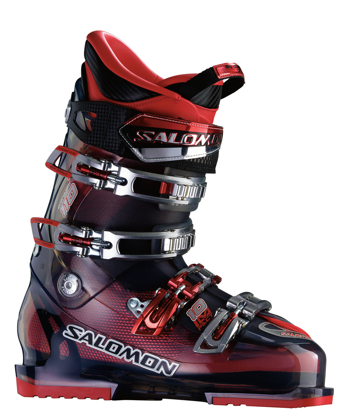 Salomon Impact 10 Ski Boots 2008 Crystal/Black Translucent