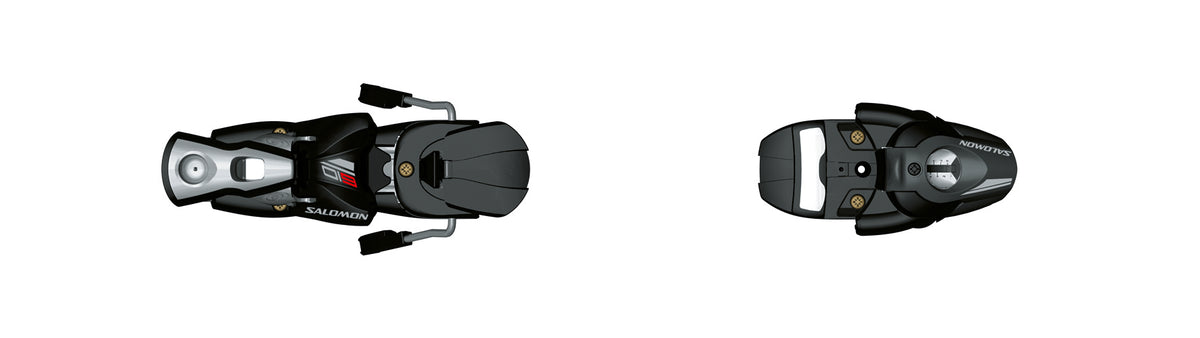 Salomon 610 (80mm Brake) Ski Bindings 2008 Black/Graphite