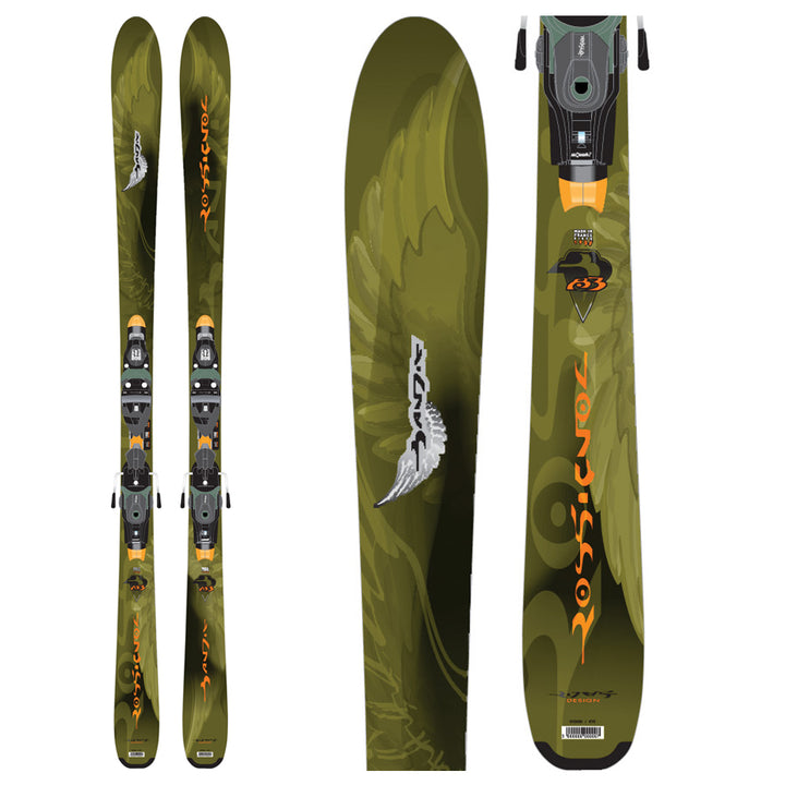 Rossignol Bandit B83 Skis + Rossignol Axial2 120 Bindings 2008