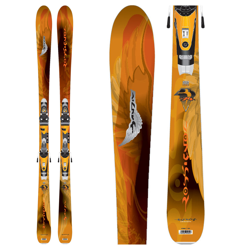 Rossignol Bandit B74 Skis + Rossignol Axium 110 Bindings 2008