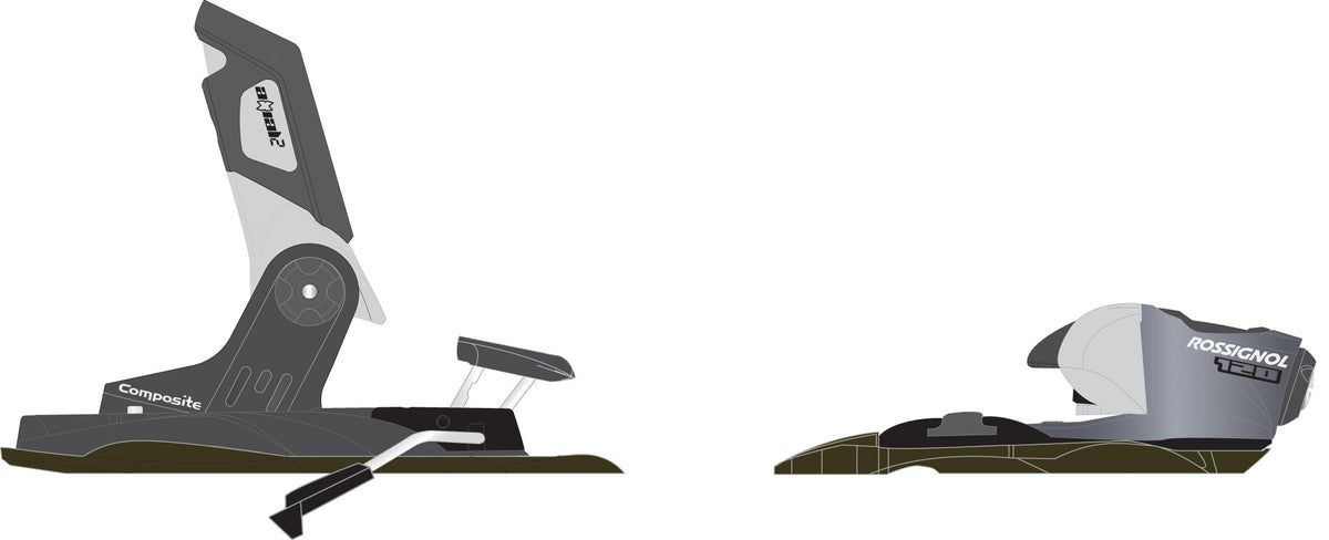 Rossignol Axial2 120 Pro WB (100mm Wide Brake) Bindings 2008
