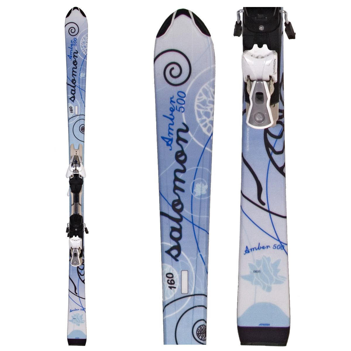 Salomon Amber 500 Skis + Bindings - Women's - Used 2008