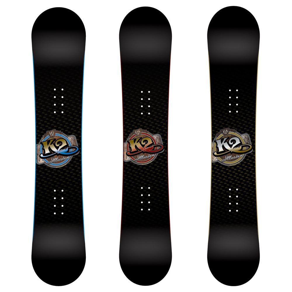 【ビンディング付】スノーボード K2 ILLUSION（イリュージョン）モデル K2 Illusion Snowboard 2008 – evo