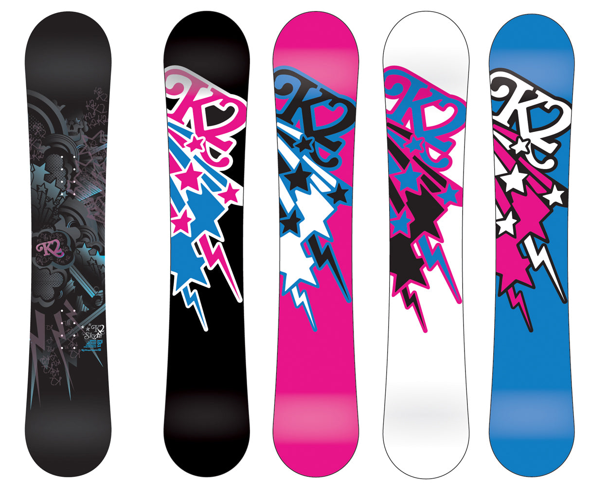 K2 Skylaフリースタイル スノーボード RIDEビンディング付き K2 Skyla Snowboard - Women's 2008 – evo