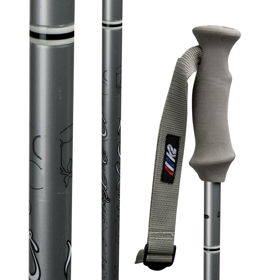 K2 3 Karat Ski Poles 2008