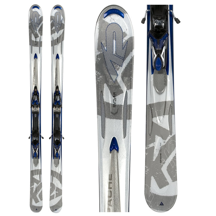 K2 Apache Outlaw Skis + Marker Piston Bindings 2008