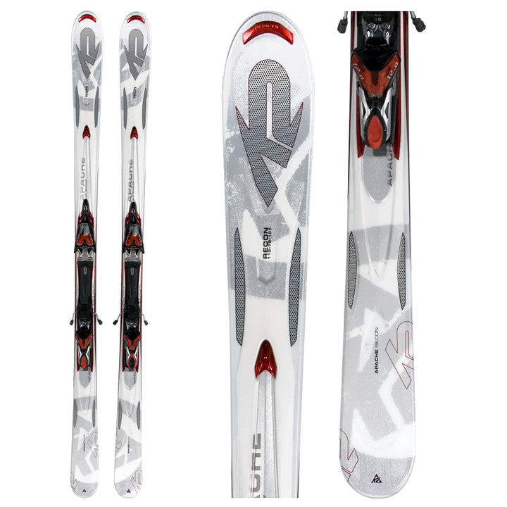 K2 Apache Recon Skis + Marker Piston Bindings 2008