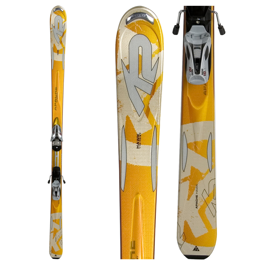 K2 Apache Hawk Skis + Marker M2 10.0 Ski Bindings 2008