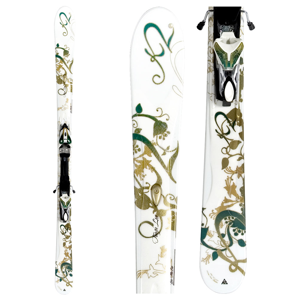 K2 T9 Tough Luv Skis + Marker M1 11.0 TC Ski Bindings - Women's 2008