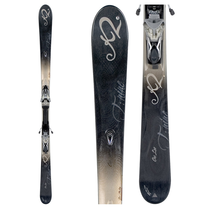 K2 T9 One Luv Skis + Marker M1 11.0 TC Ski Bindings - Women's 2008