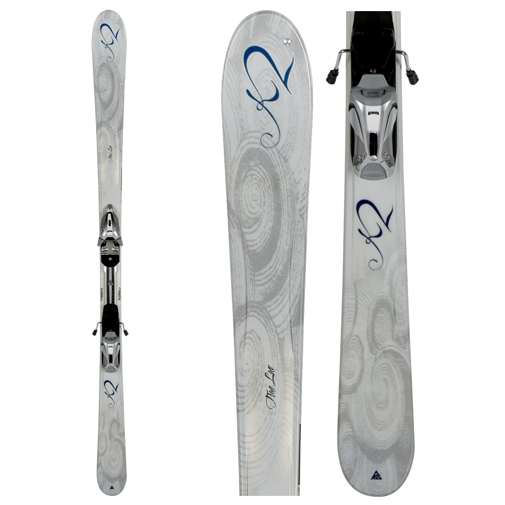 K2 T9 True Luv Skis + Marker M1 11.0 Ski Bindings 2008
