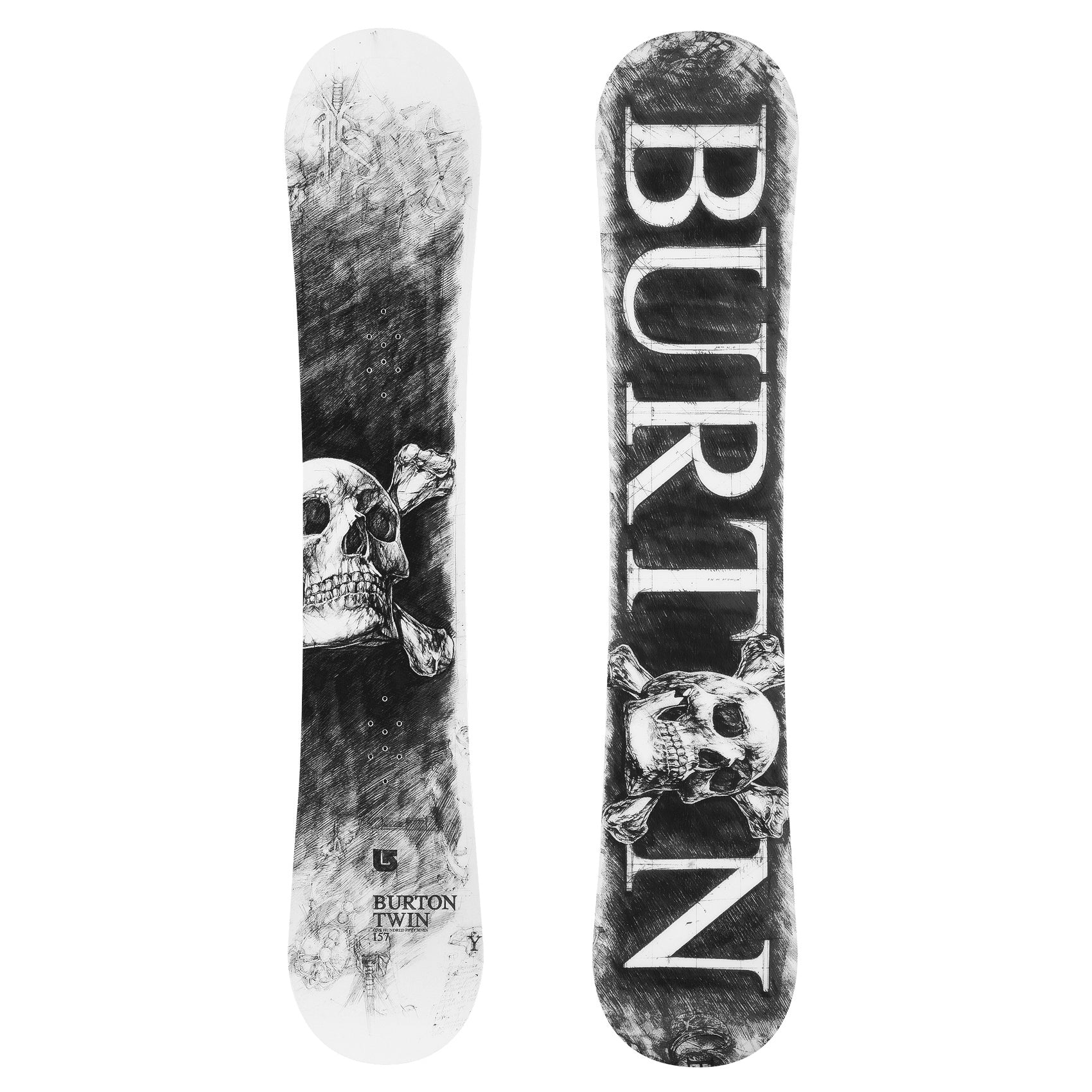 BURTON TWIN 151 スノーボード Burton Twin Snowboard (Black) 2008 – evo