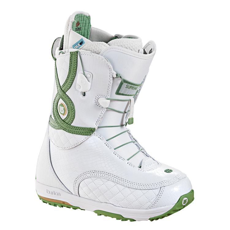 Burton Supreme Snowboard Boots - Women's 2008 White Front View
