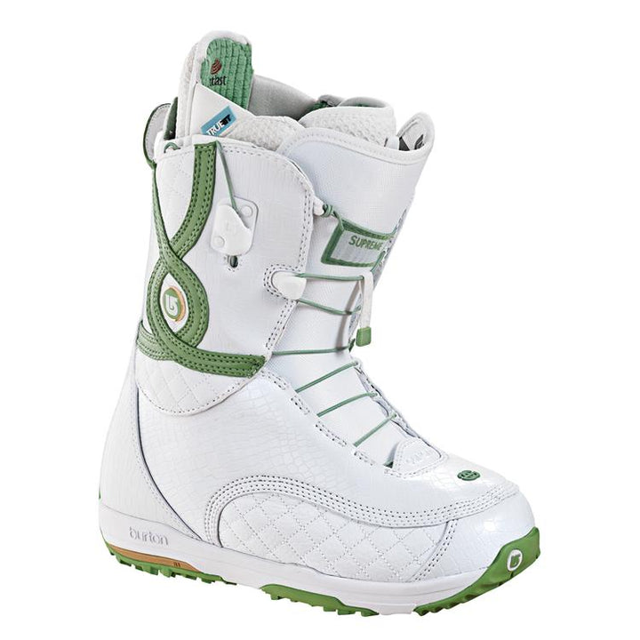 Burton Supreme Snowboard Boots - Women's 2008 White Front View