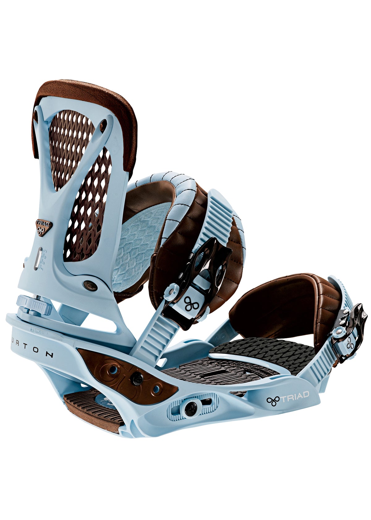 Burton Triad Snowboard Bindings 2008 Baby Blue