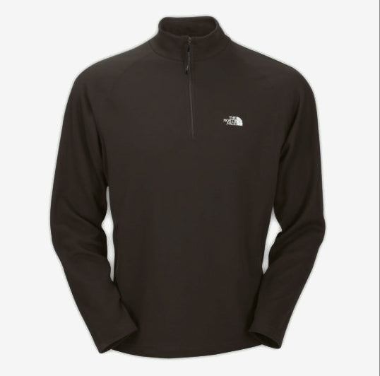 The North Face El Cap Half Zip Vaporwick Top Bittersweet Brown