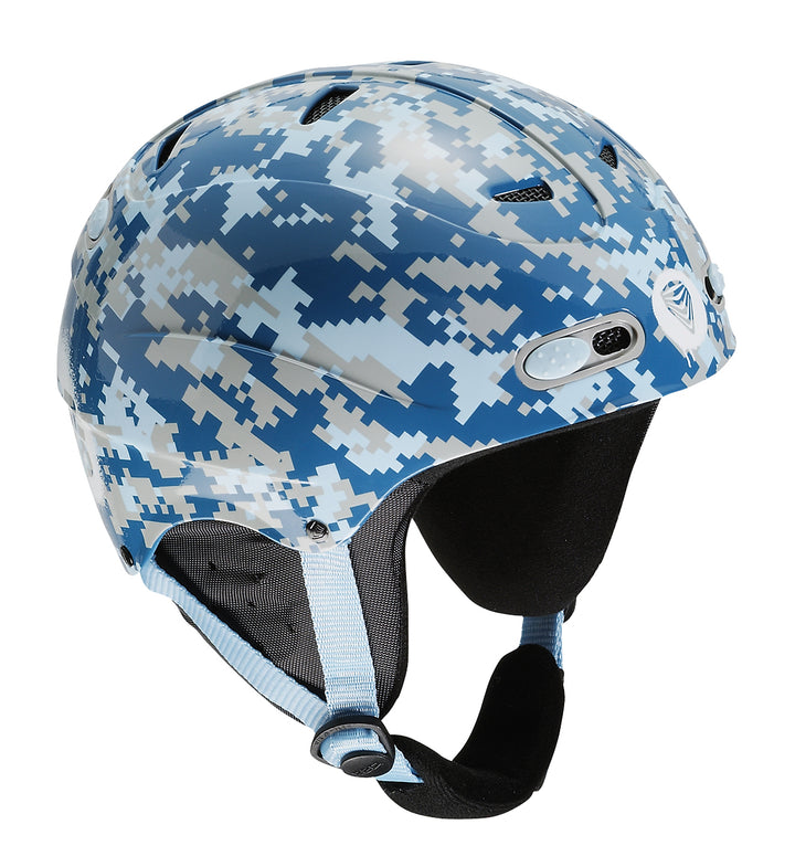 Red Buzzcap Helmet - Youth Digi Camo
