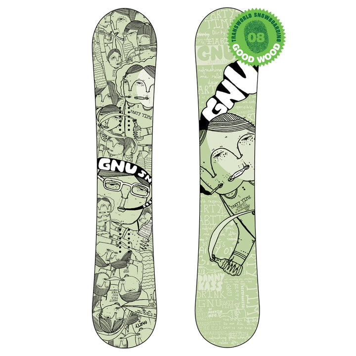 GNU Kass Dirty Habits MTX Snowboard 2008
