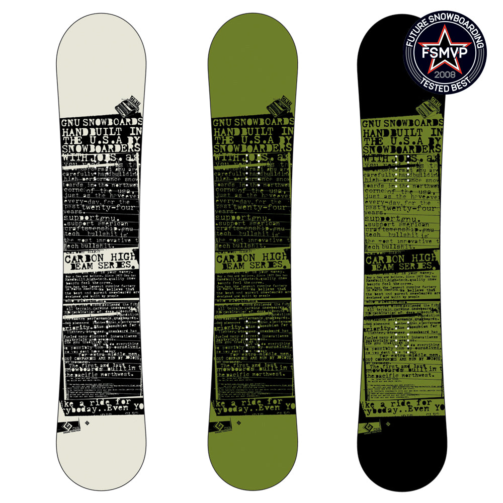 GNU Carbon High Beam MTX Snowboard 2008 – evo