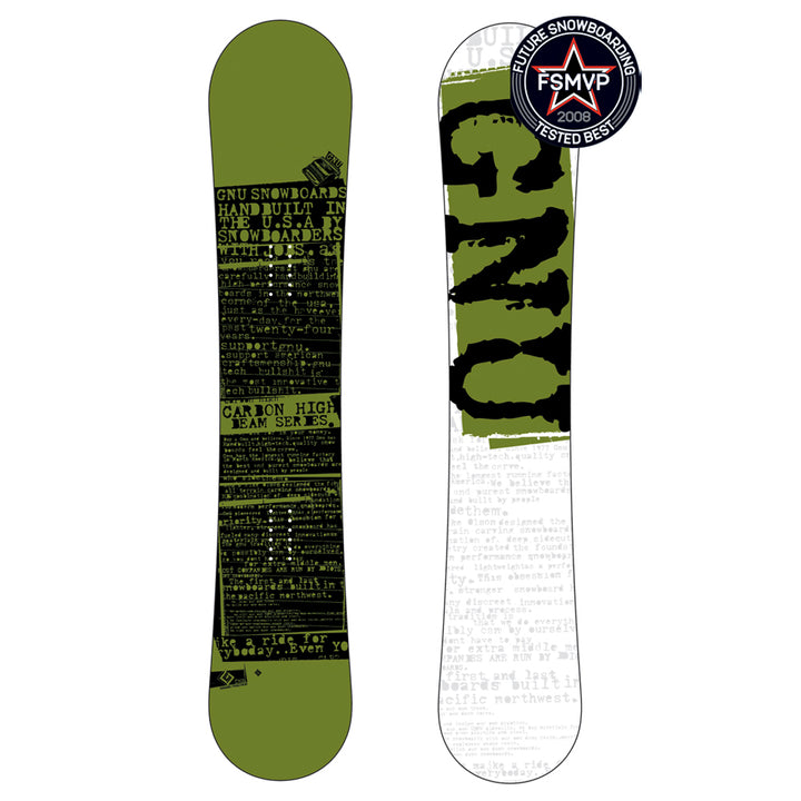 GNU Carbon High Beam MTX Snowboard 2008