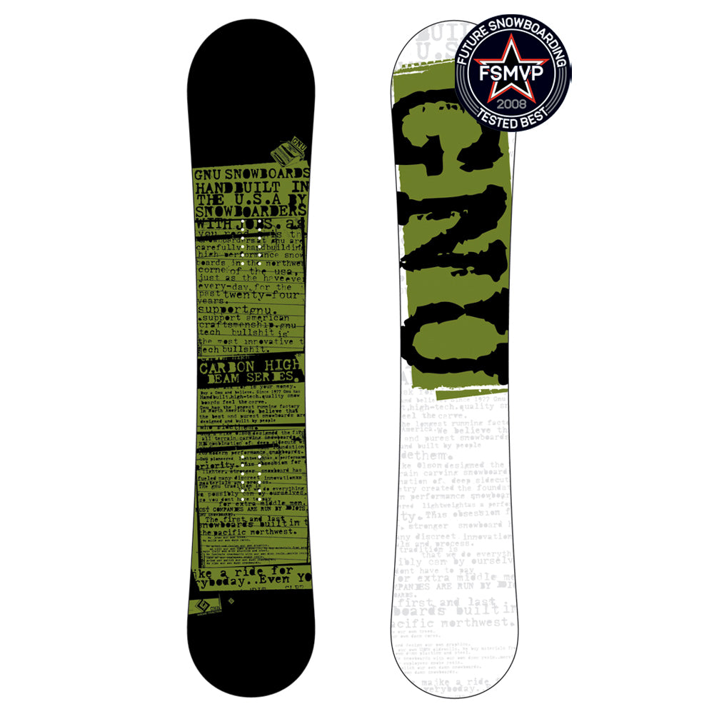 GNU Carbon High Beam MTX Snowboard 2008 – evo