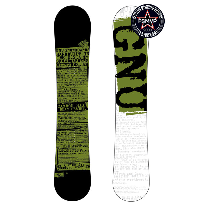 GNU Carbon High Beam MTX Snowboard 2008