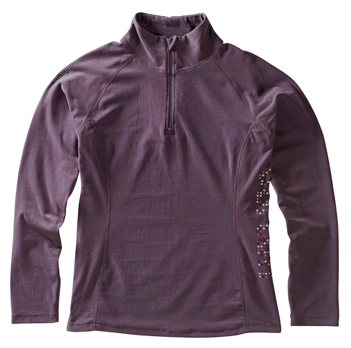 Burton Expedition 1/4 Zip Top - Women's Black Plum