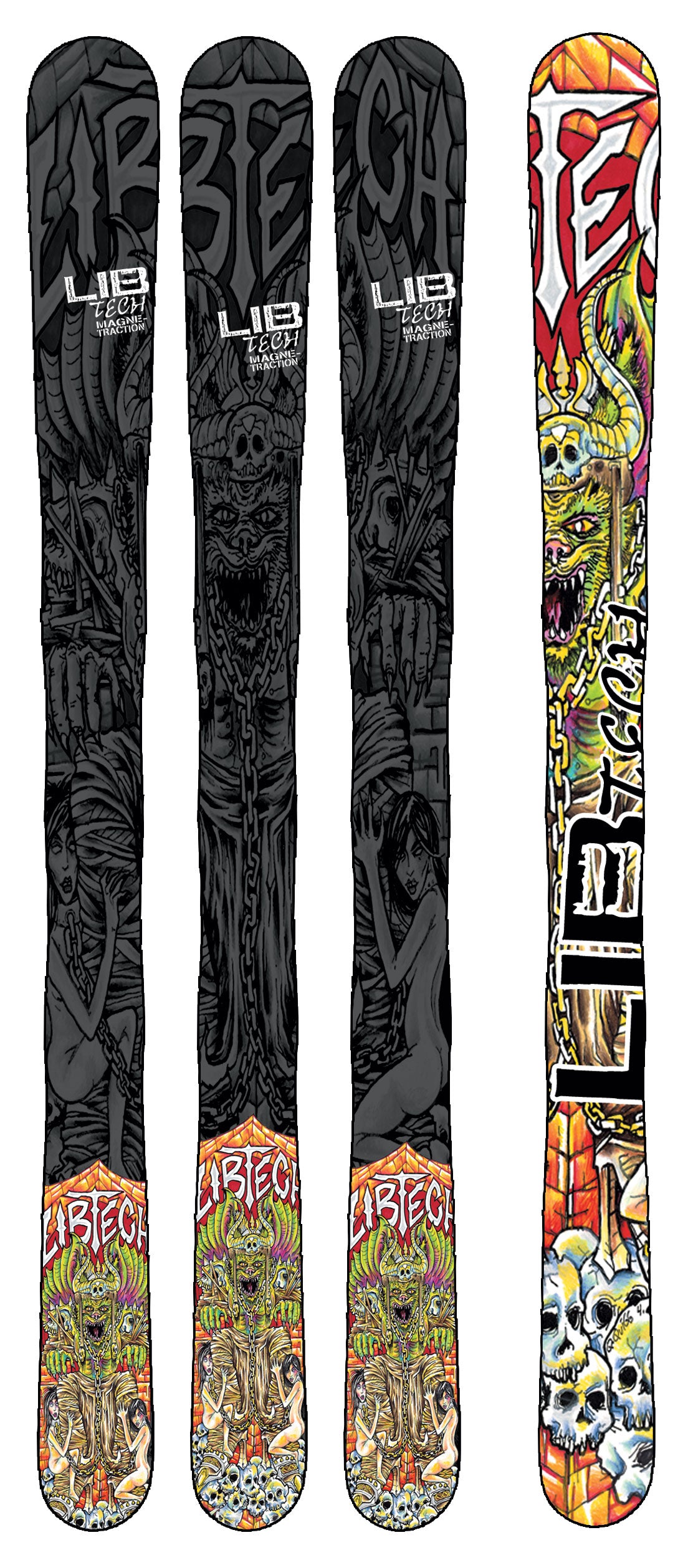 Lib Tech NAS POW Series Skis 2008