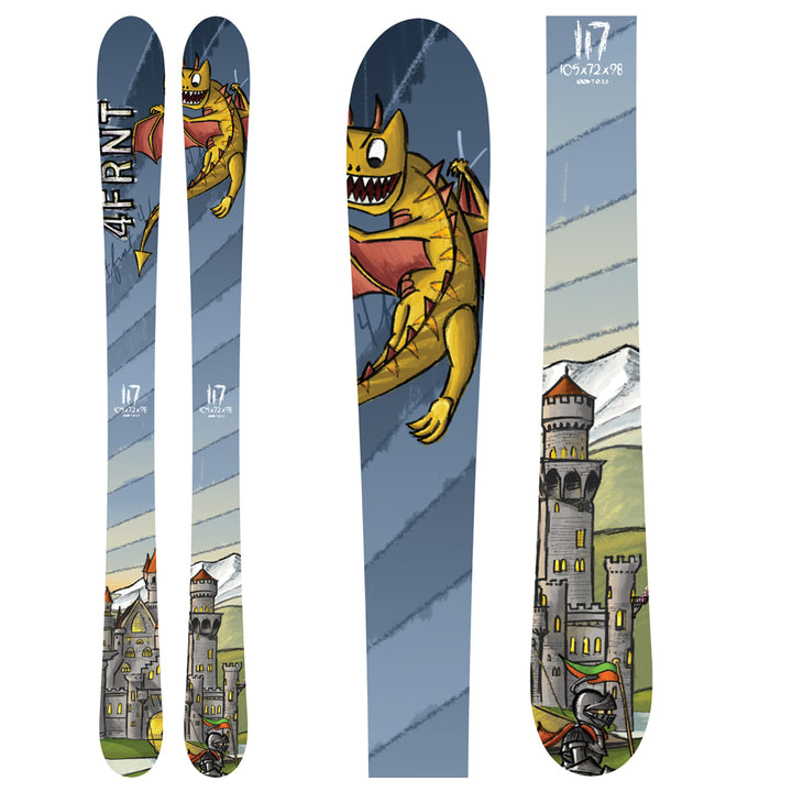 4FRNT Grom Skis - Youth 2008