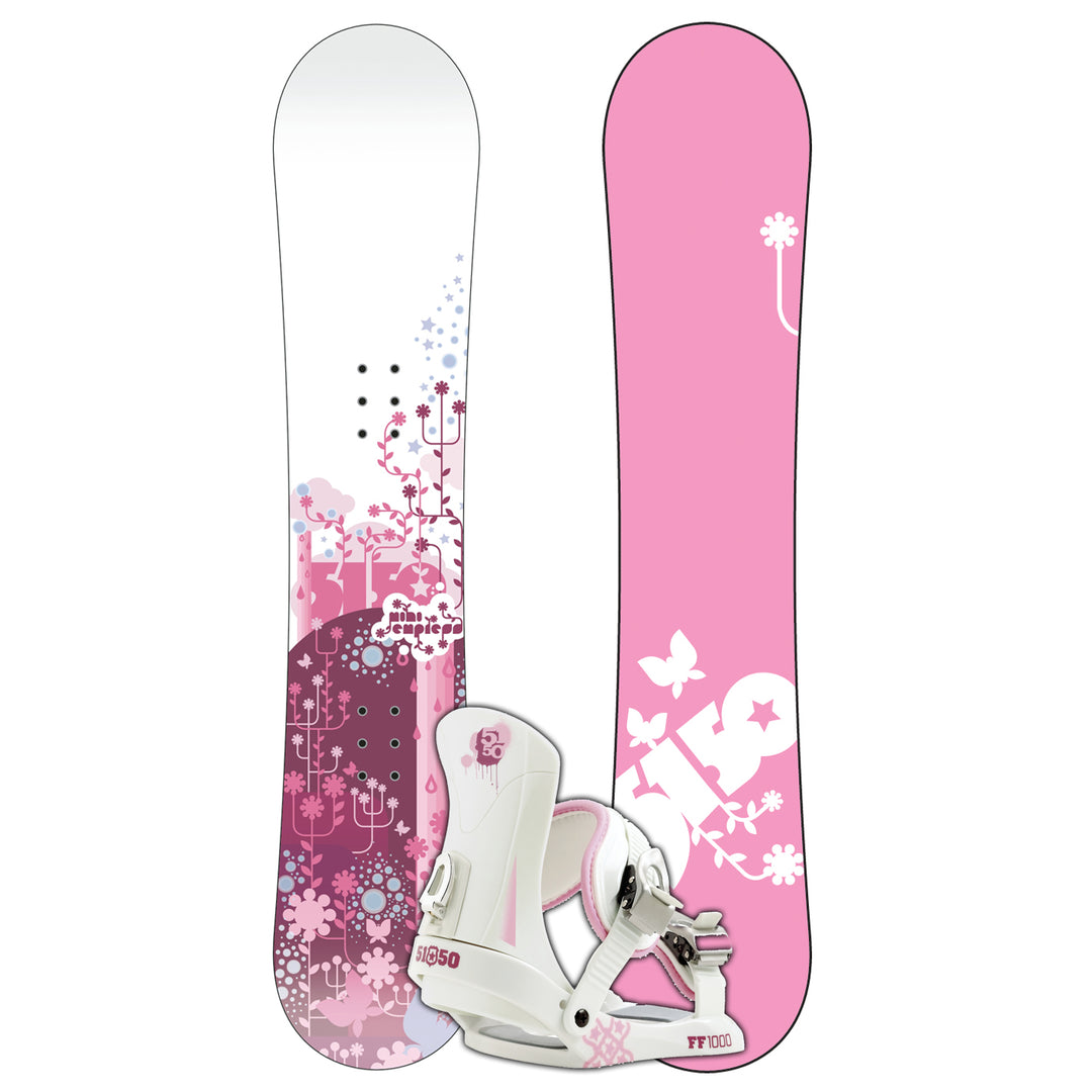 5150 Mini Empress Jr. Snowboard + FF1000 (Pink) Bindings