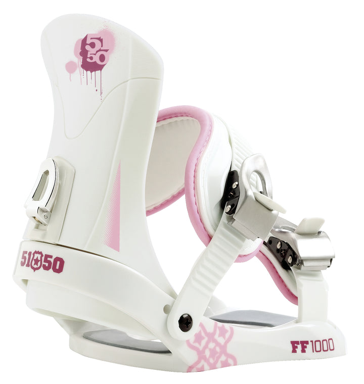 5150 Mini Empress Jr. Snowboard + FF1000 (Pink) Bindings - Girl's 2008